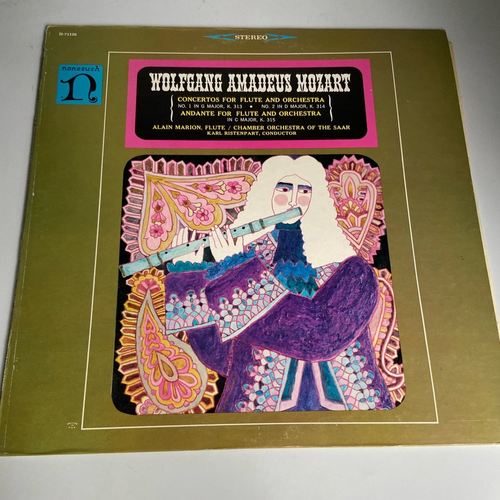 Mozart Classical Music Vinyl LP Record